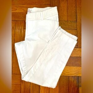 Merona white casual skinny pants - cotton spandex - woman's 6 - casual work